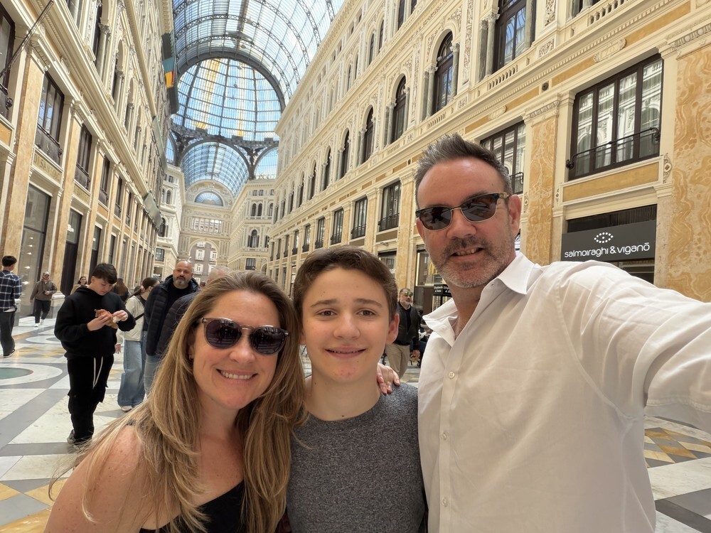 Inside Galleria Umberto