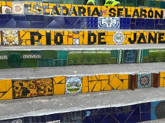 Close Up of the Selarón Steps