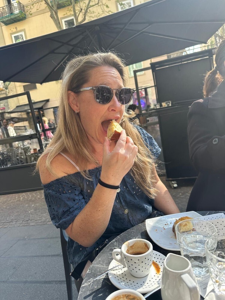 Alli Enjoying the Food Tour