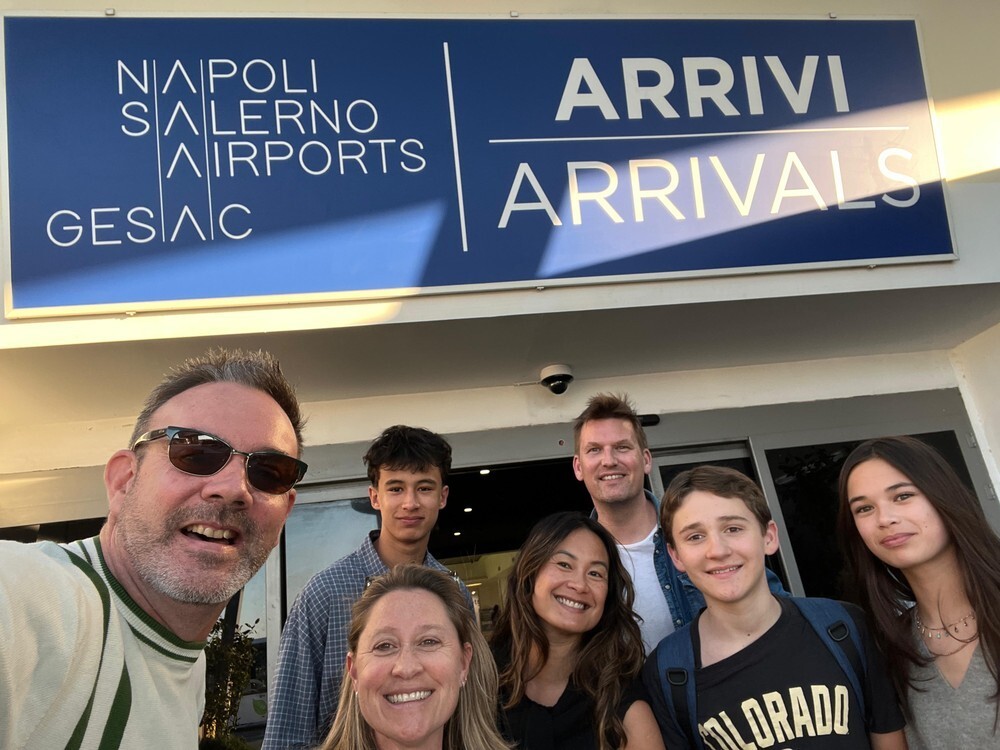 Arrival in Napoli