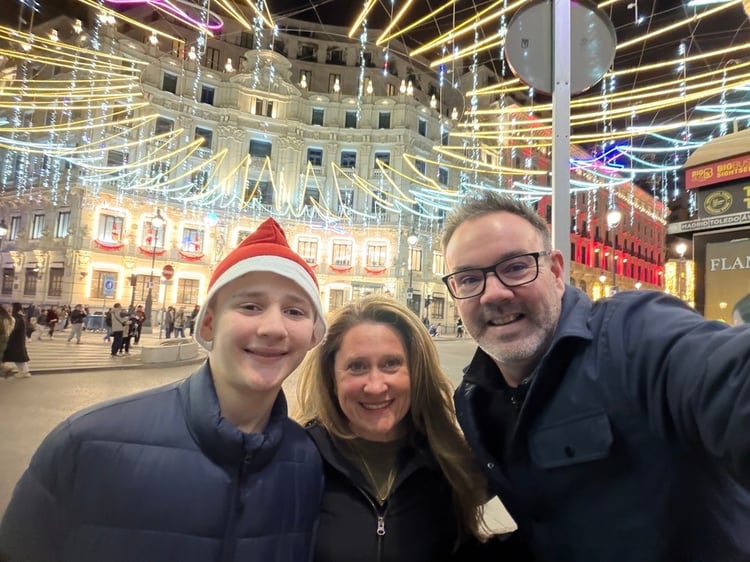 Enjoying the Holiday Lights