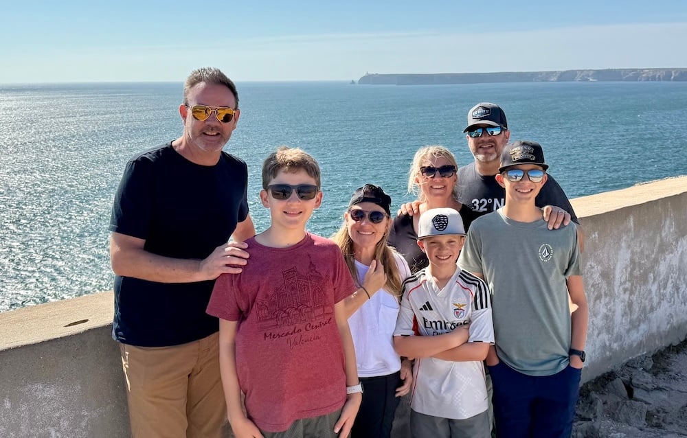 Fort Sagres with the Silbermanns