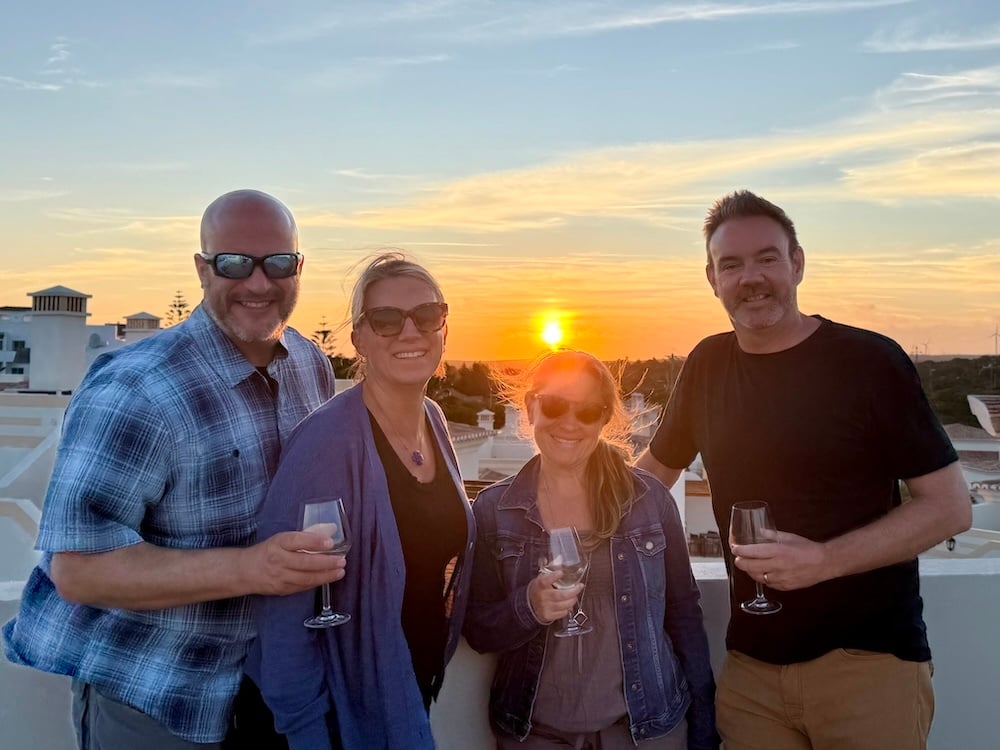 Sharing Sunset with Great Friends