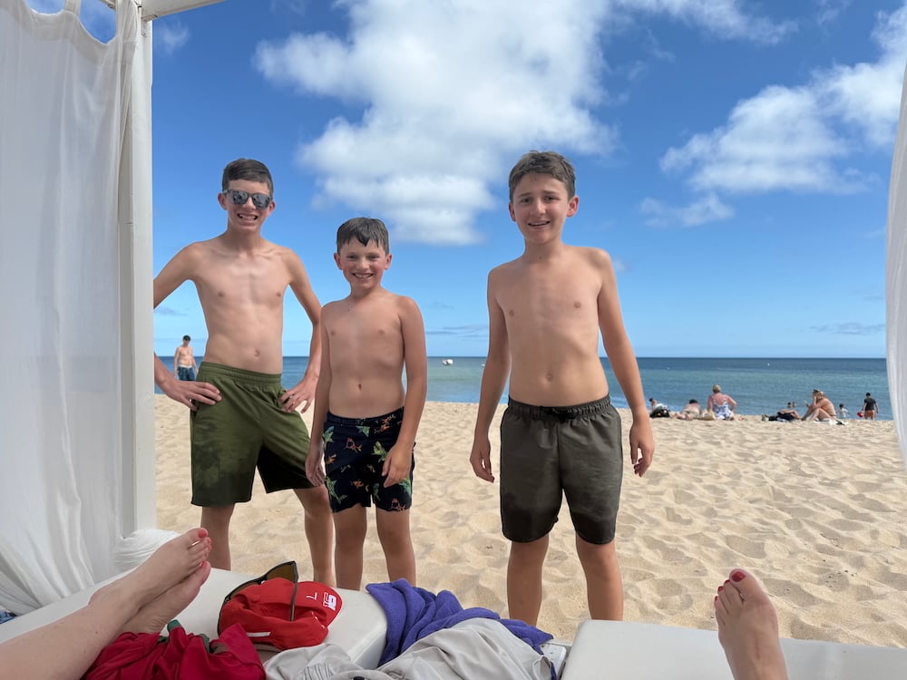 The Boys at Salema Beach