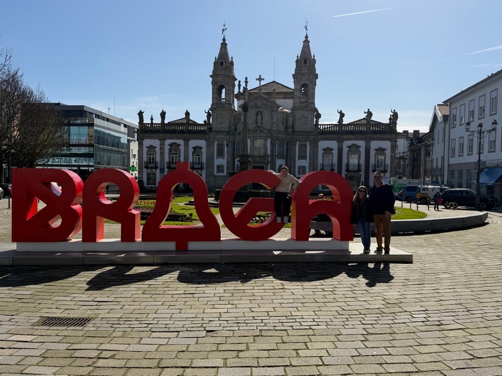Our "Home" Square in Braga
