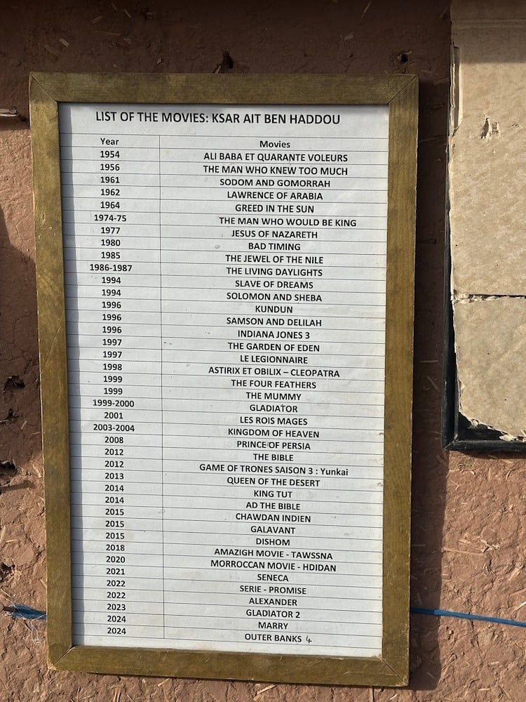 List of Famous Films Shot at Aït Benhaddou