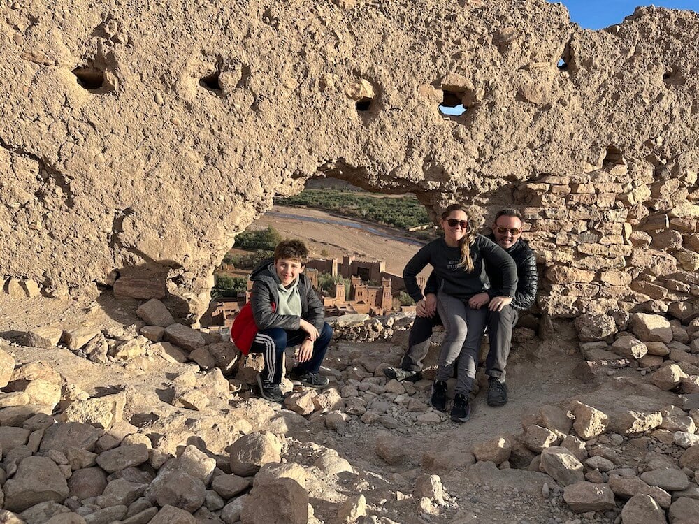 Family Photo at Aït Benhaddou