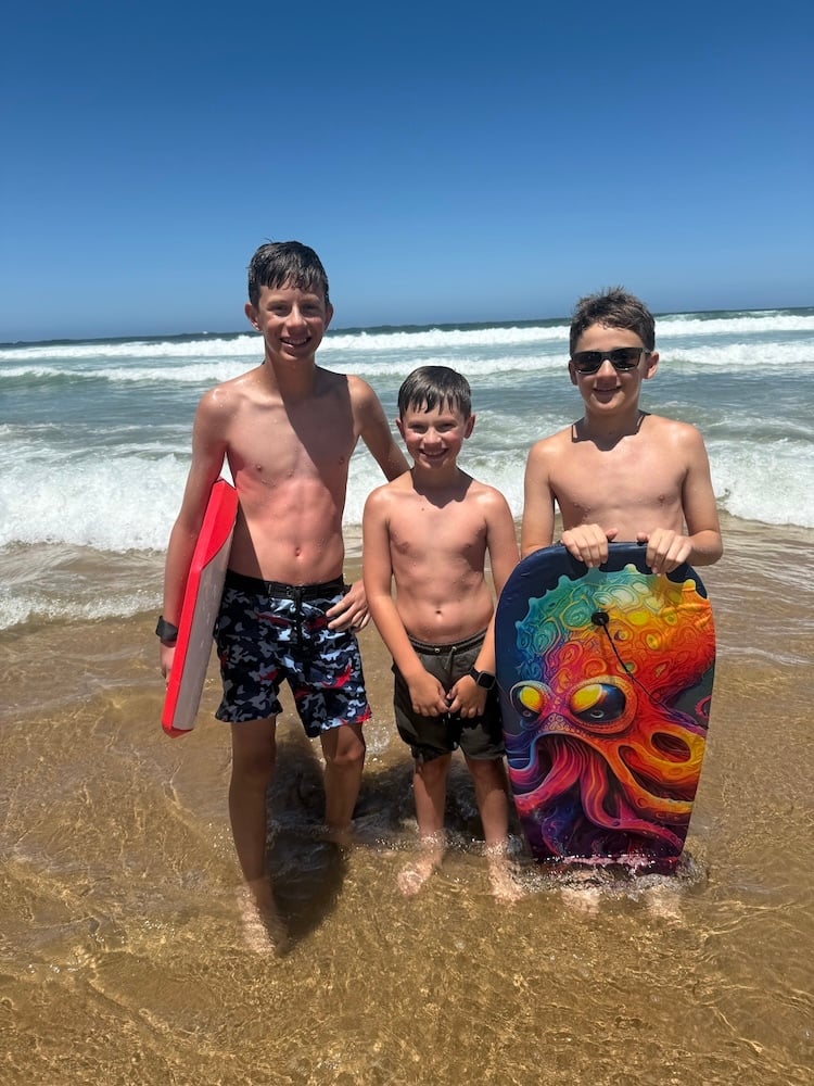 Body Boarding at Castelejo