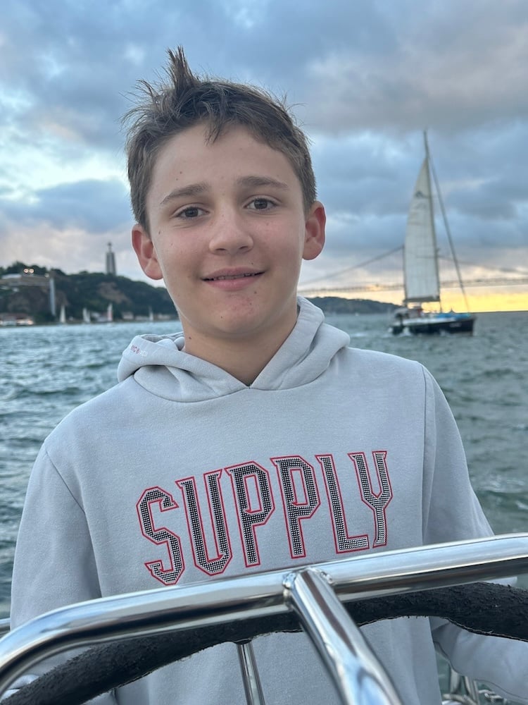 Seb at the Helm