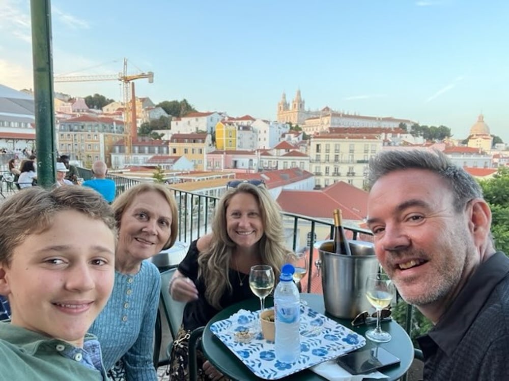 Wine at the Miradouro