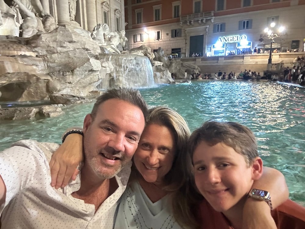 Trevi Fountain at Night