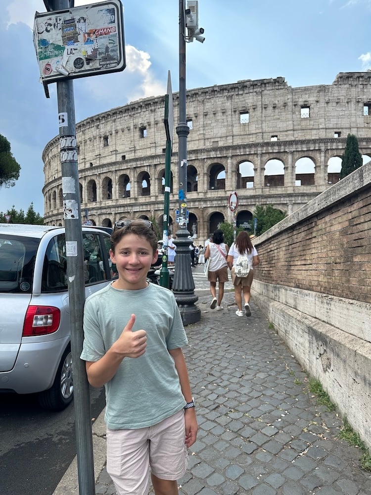 First Time at the Colosseum