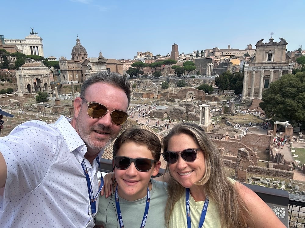 Into the Roman Forum