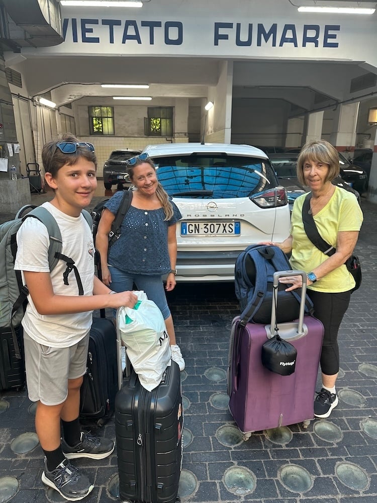Dropping Off the Car in Florence