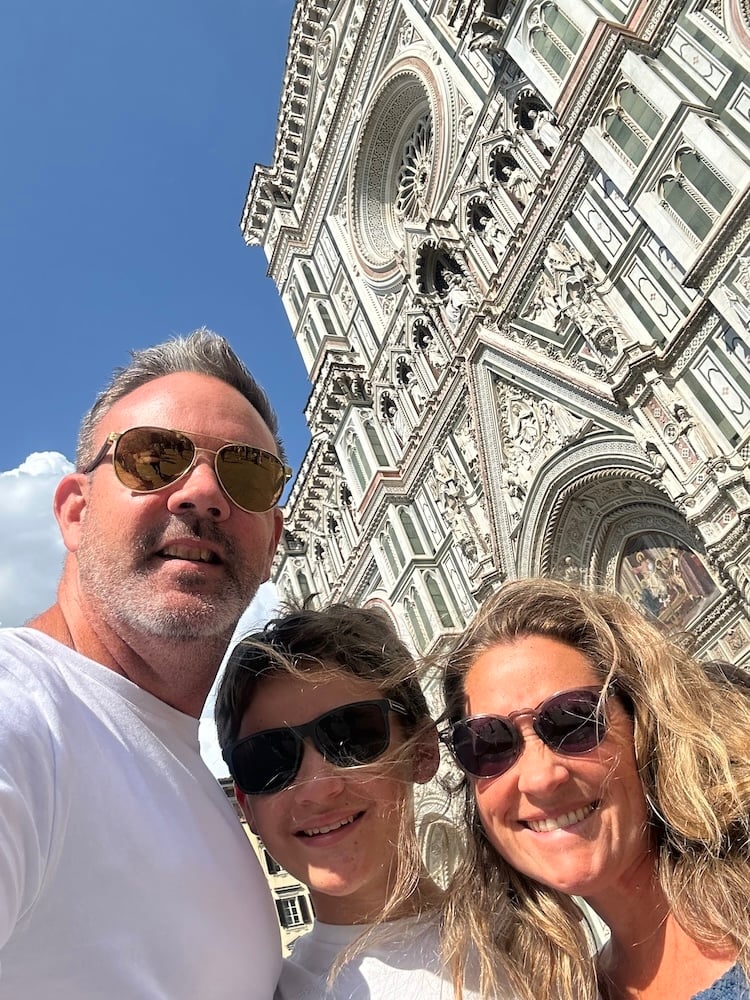 Challi at the Duomo