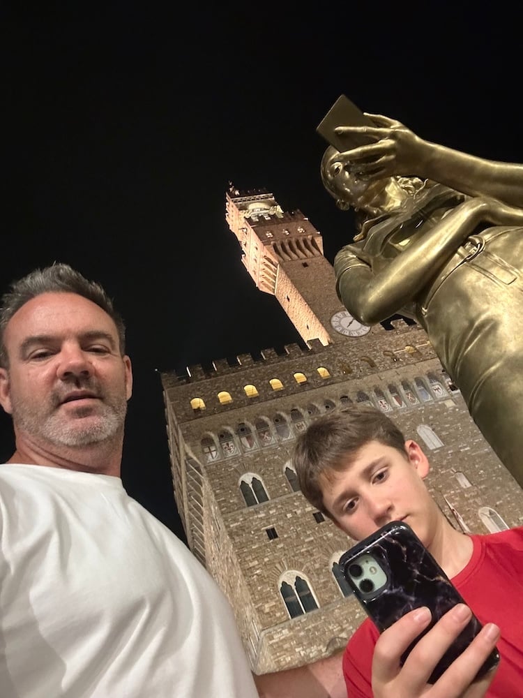 Late Night Walk with Dad