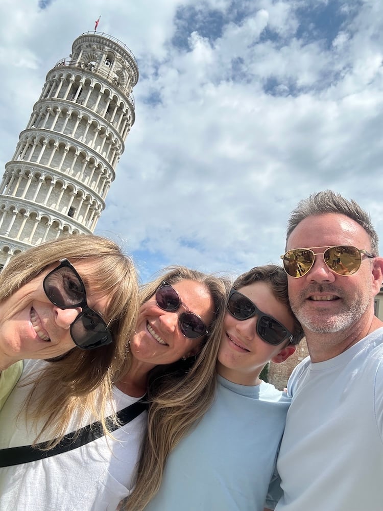 Leaning in Pisa