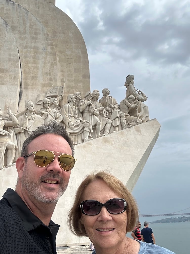 Posing with Henry the Navigator