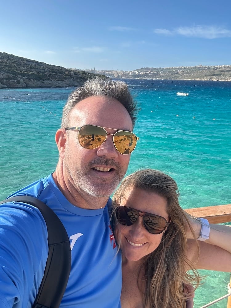 Challi at the Blue Lagoon